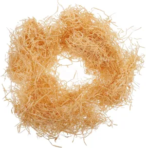 Mikinona Crinkle Cut Wood Shred Filler Natural Wood Shavings for Box Packing present Wrapping and Basket Stuffing Lightweight Decorative Filler for Presents and Crafts