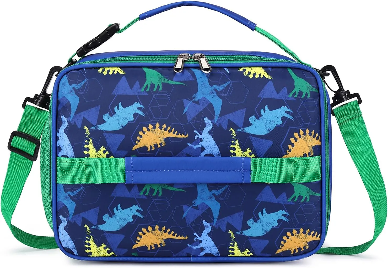 MIRLEWAIY Kids Backpack for Boys Girls School Elementary Student with Insulated Lunch Bag Pencil Case, Dinosaur Backpack Set