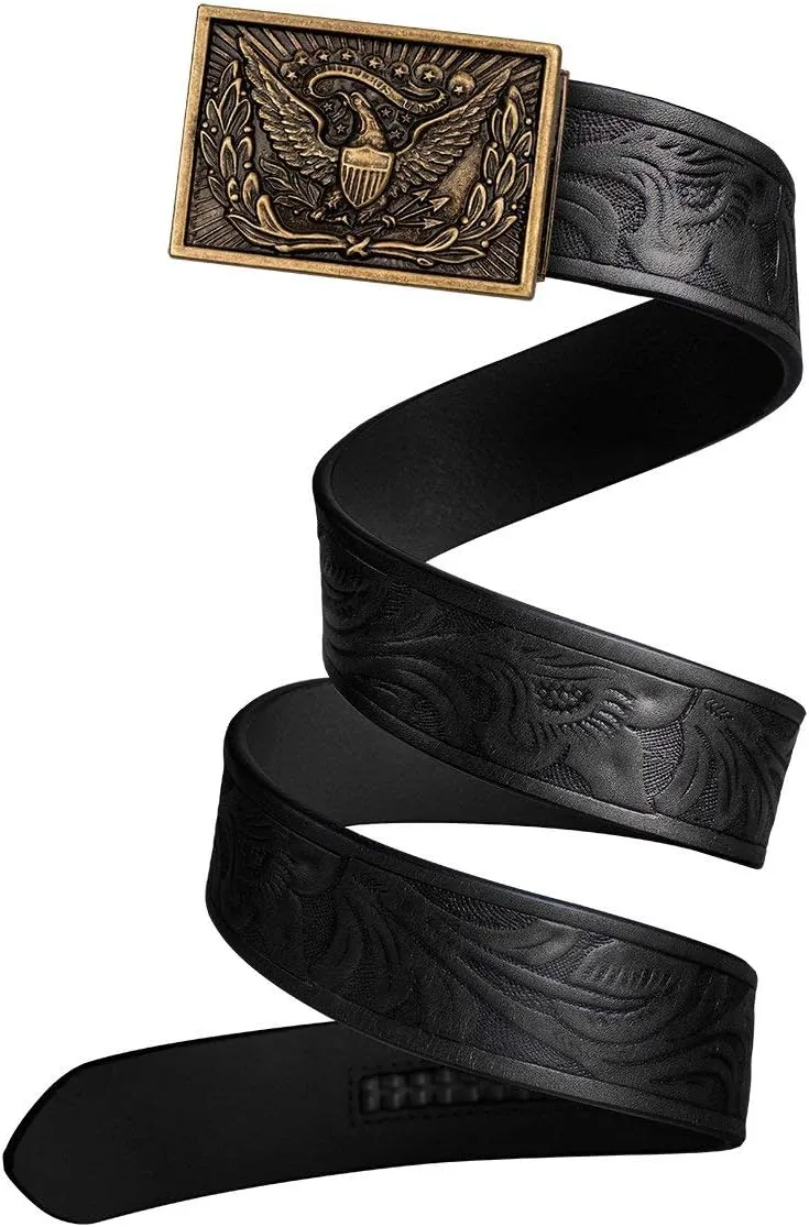 Mission Belt Men's Western Full Grain Leather Ratchet Belt
