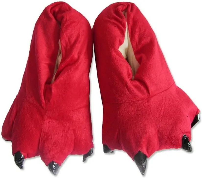 MizHome Unisex Soft Paw Claw Home Slippers Animal Costume Shoes
