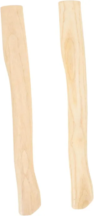 Mobestech 2Pcs Wooden Axe Handle Replacement Wooden Grip for Hatchet Compatible with Various Axes for Outdoor Activities Natural Material