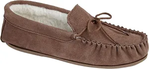 Mokkers Mens Oliver Moccasin Wool Lined Slippers (11 US) (Dark Camel)