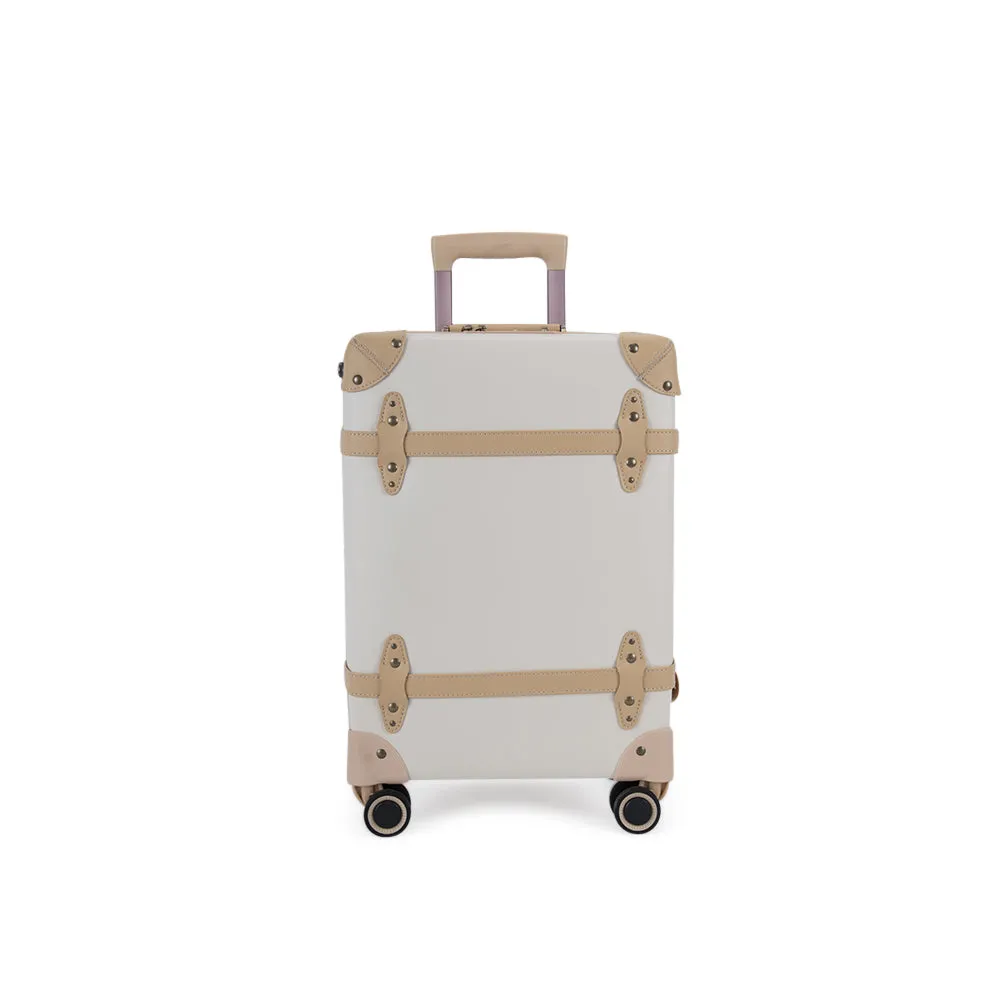 Mosafer Vintage Carry-on Small Cream White