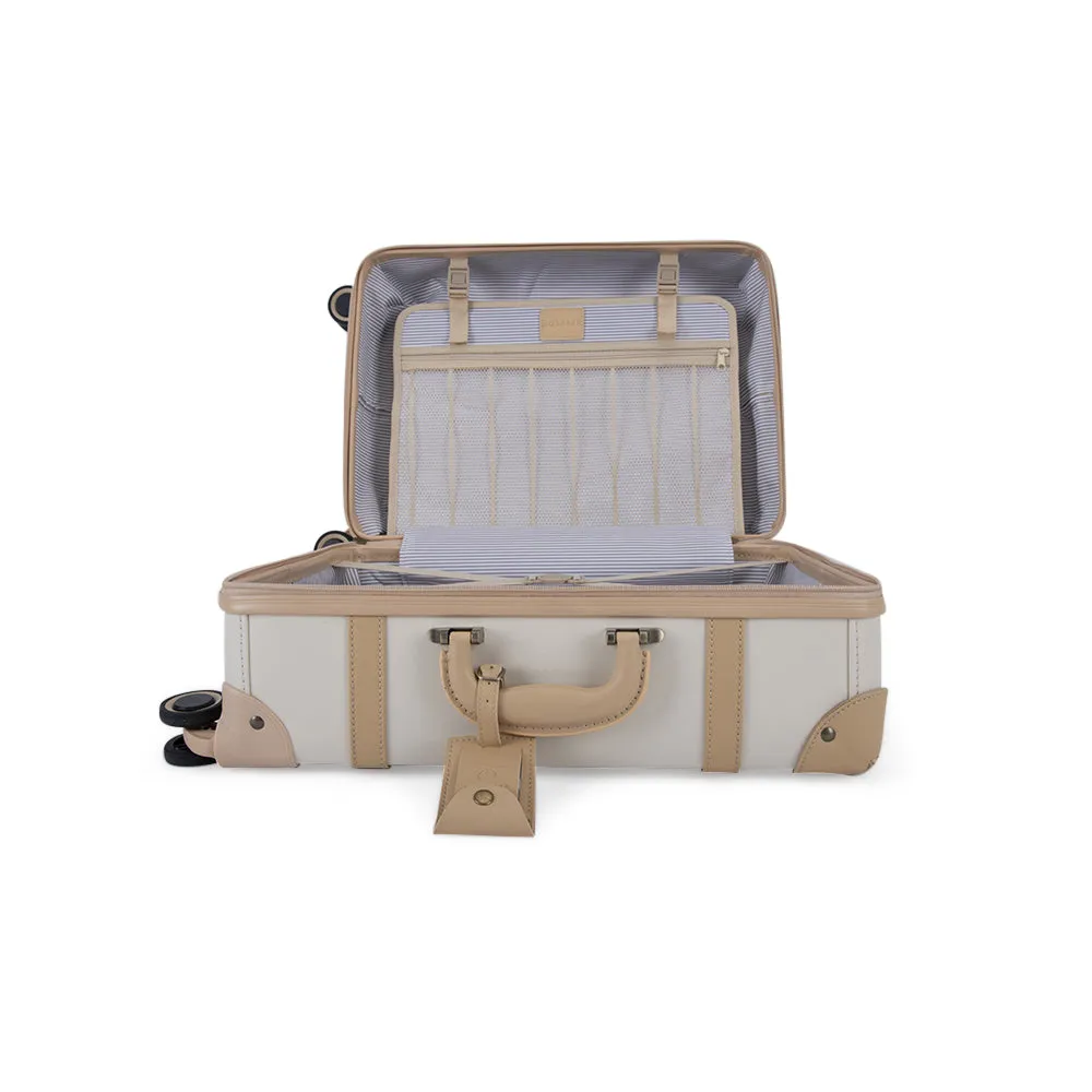Mosafer Vintage Carry-on Small Cream White