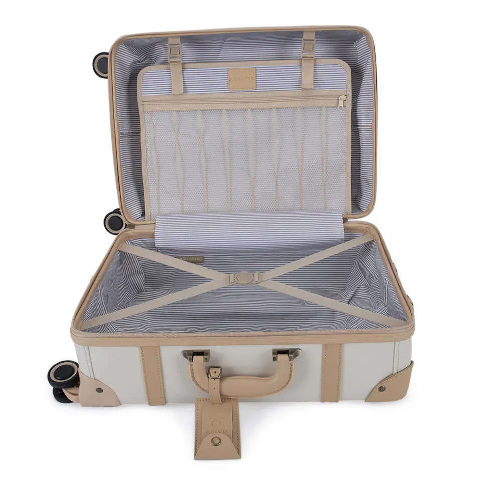 Mosafer Vintage Carry-on Small Cream White