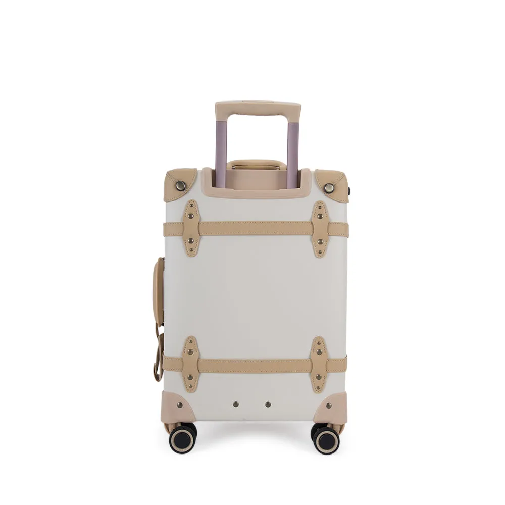 Mosafer Vintage Carry-on Small Cream White