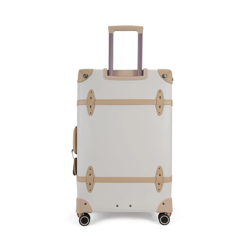 Mosafer Vintage Check-In Large Cream White