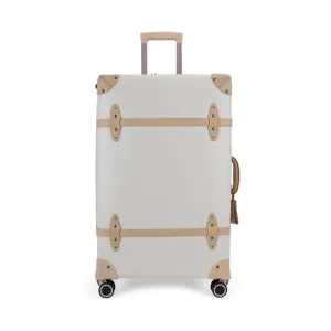 Mosafer Vintage Check-In Large Cream White
