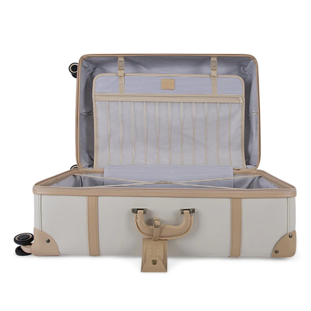 Mosafer Vintage Check-In Large Cream White