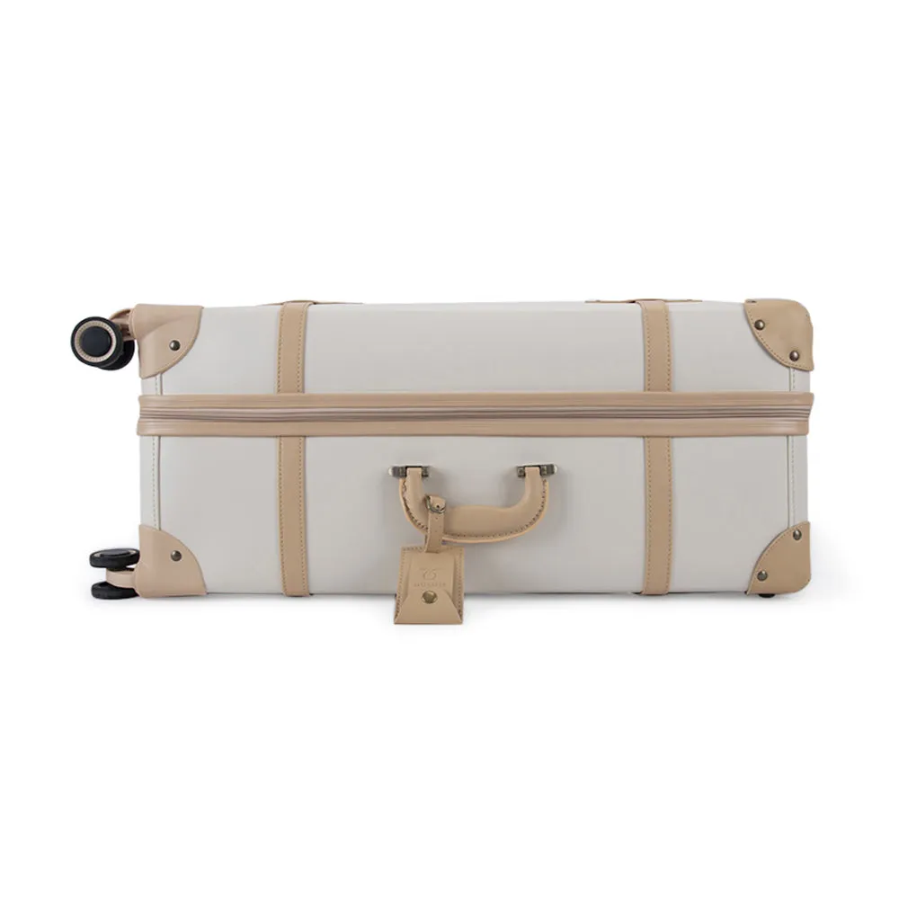 Mosafer Vintage Check-In Large Cream White