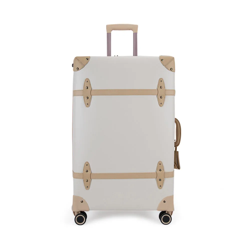 Mosafer Vintage Check-In Large Cream White