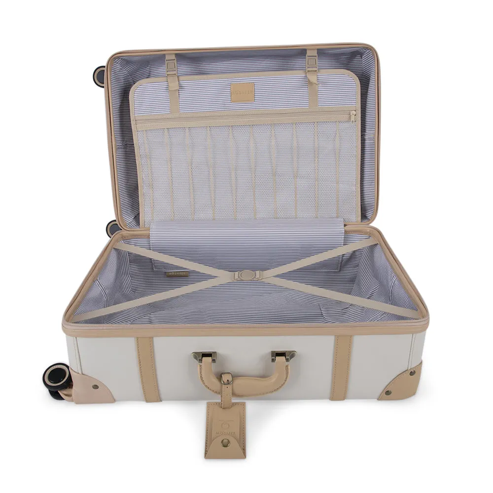 Mosafer Vintage Check-In Medium Cream White