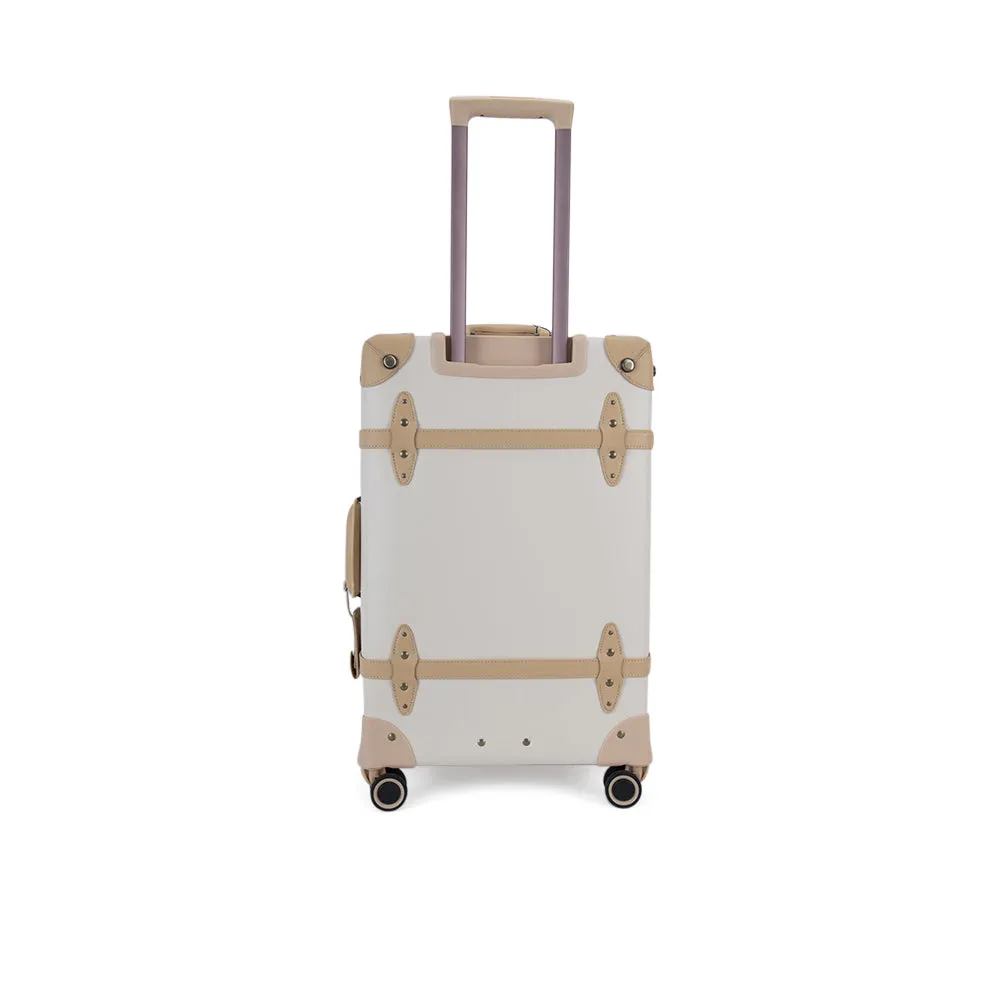 Mosafer Vintage Check-In Medium Cream White