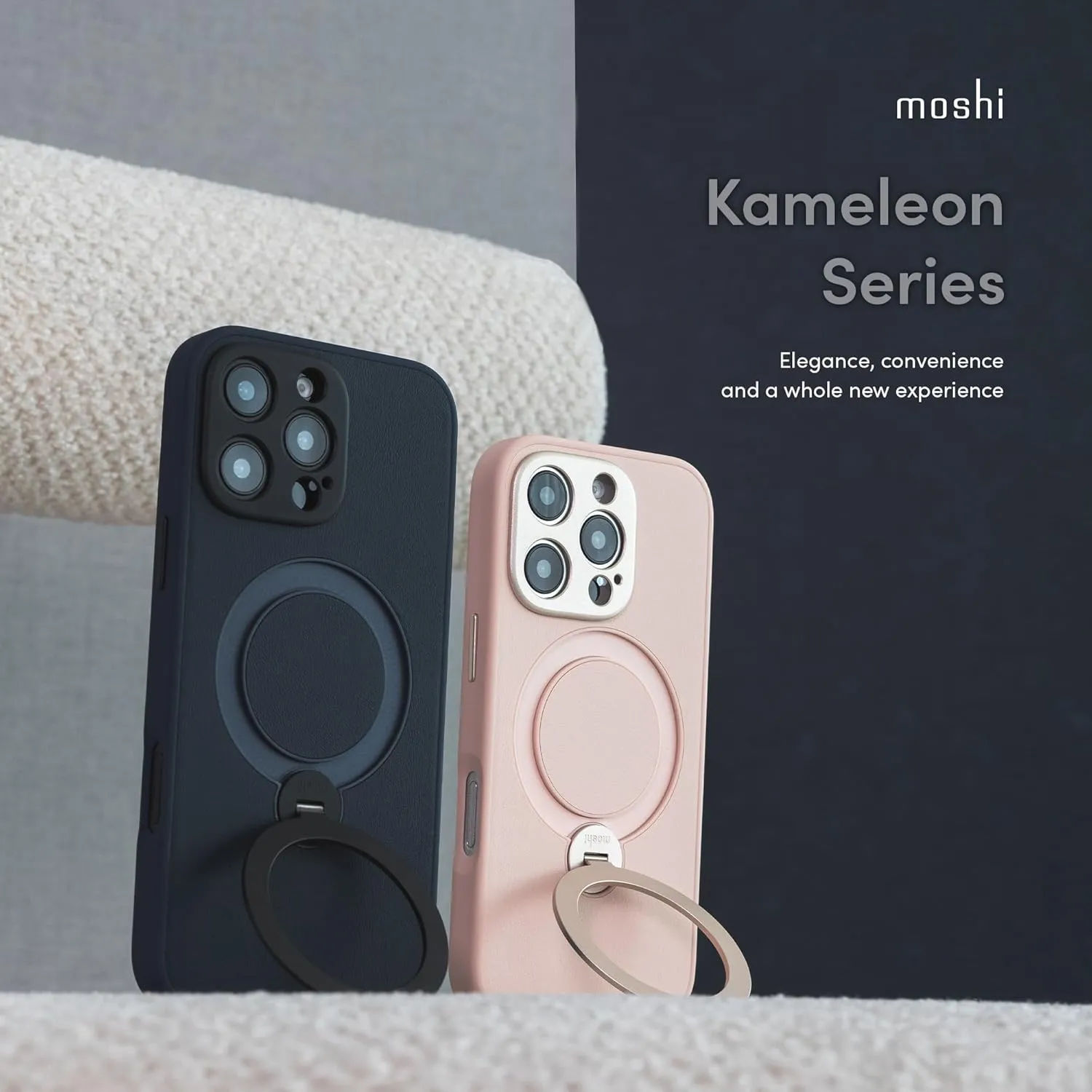 Moshi Kameleon for iPhone 16 Pro Max (magsafe) (Shell Pink)