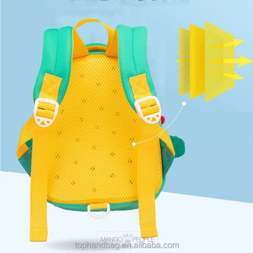 My Cute Dino Design Cartoon Backpack for Kids