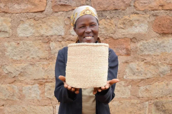 Natural Woven Storage Basket - UTULIVU