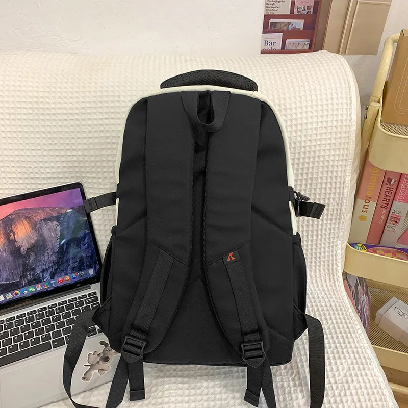 New High School And College Student Schoolbag Spine Protection Large Capacity