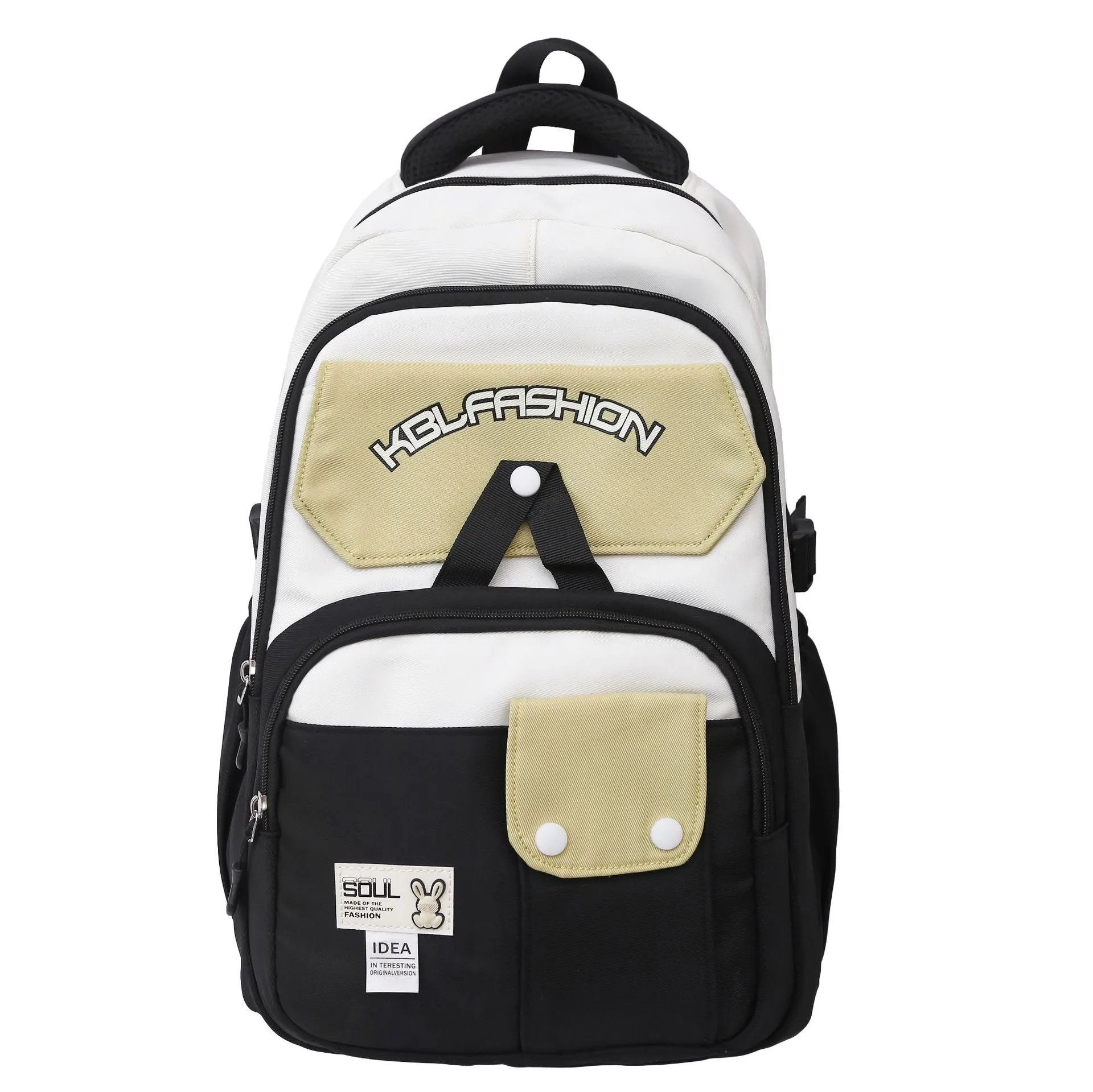 New High School And College Student Schoolbag Spine Protection Large Capacity