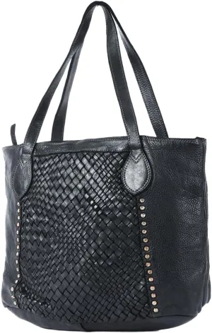 Nmbgm103B Tote Vintage Handmade Genuine Cowhide Leather Women Bag Western Handbag Purse