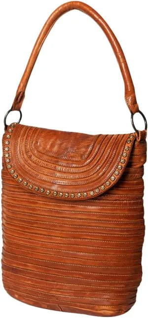 Nmbgm105D Tote Vintage Handmade Genuine Cowhide Leather Women Bag Western Handbag Purse