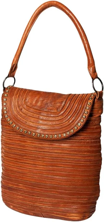 Nmbgm105D Tote Vintage Handmade Genuine Cowhide Leather Women Bag Western Handbag Purse