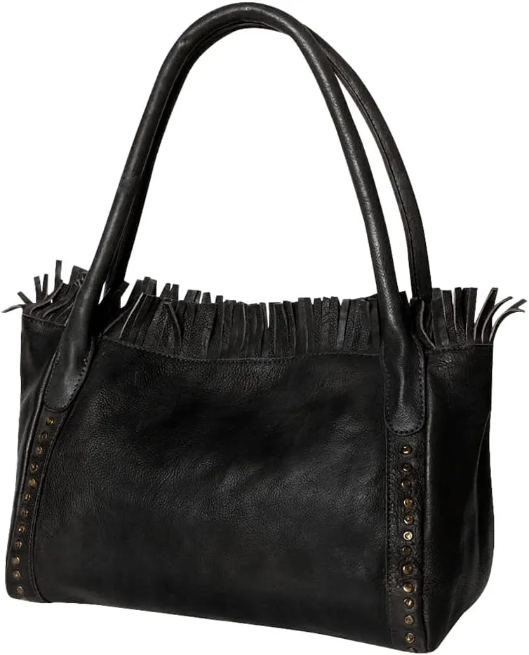 Nmbgm110F Tote Vintage Handmade Genuine Cowhide Leather Women Bag Western Handbag Purse