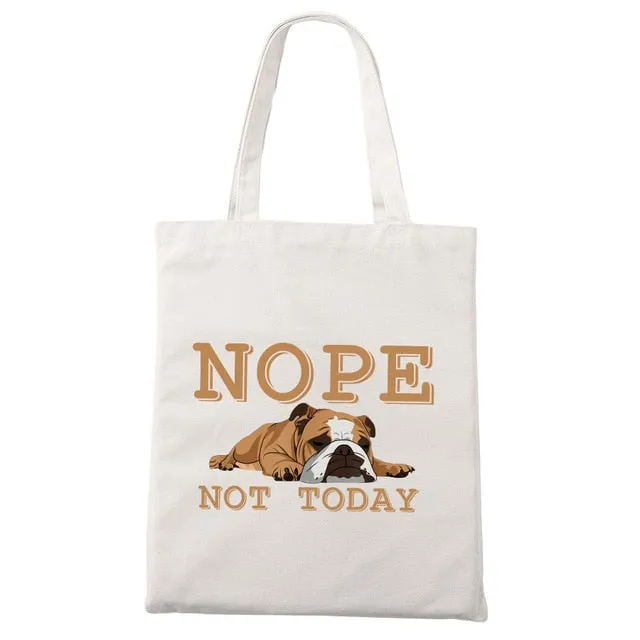 Nope Cat Shopping Tote Bag