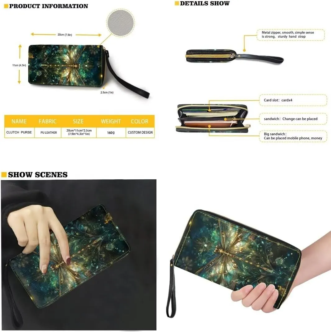 Novelty Handbag Wallet Purse for Women,Handbag Wallet Combo Personalized Hobo Bag Work Tote Bag with Wallet Set