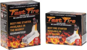 Odorless Fire Starter Cubes, 36 Individually Wrapped