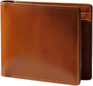 O'Hare Bags Genuine Leather Bifold Wallet for Men - RFID Blocking - Cowhide Leather - Slim, Extra Capacity Wallet - Extra Strong Stitching - Premium Gift Box (Bifold, Tan)