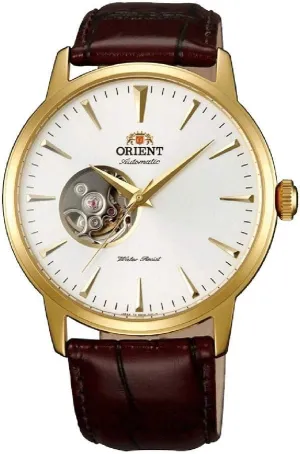 Orient Esteem II Open Heart Automatic White Dial Men's Watch FAG02003W0