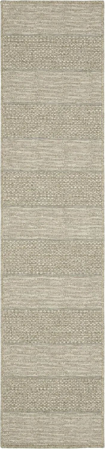 Oriental Weavers Tortuga Indoor/Outdoor Rug - TR01A - 1'10" x 7'6" - in Tan/Beige - Classic Casual Style, Water, Stain and Fade Resistant, Hose Clean, Patio, Outdoor Living Area Rug