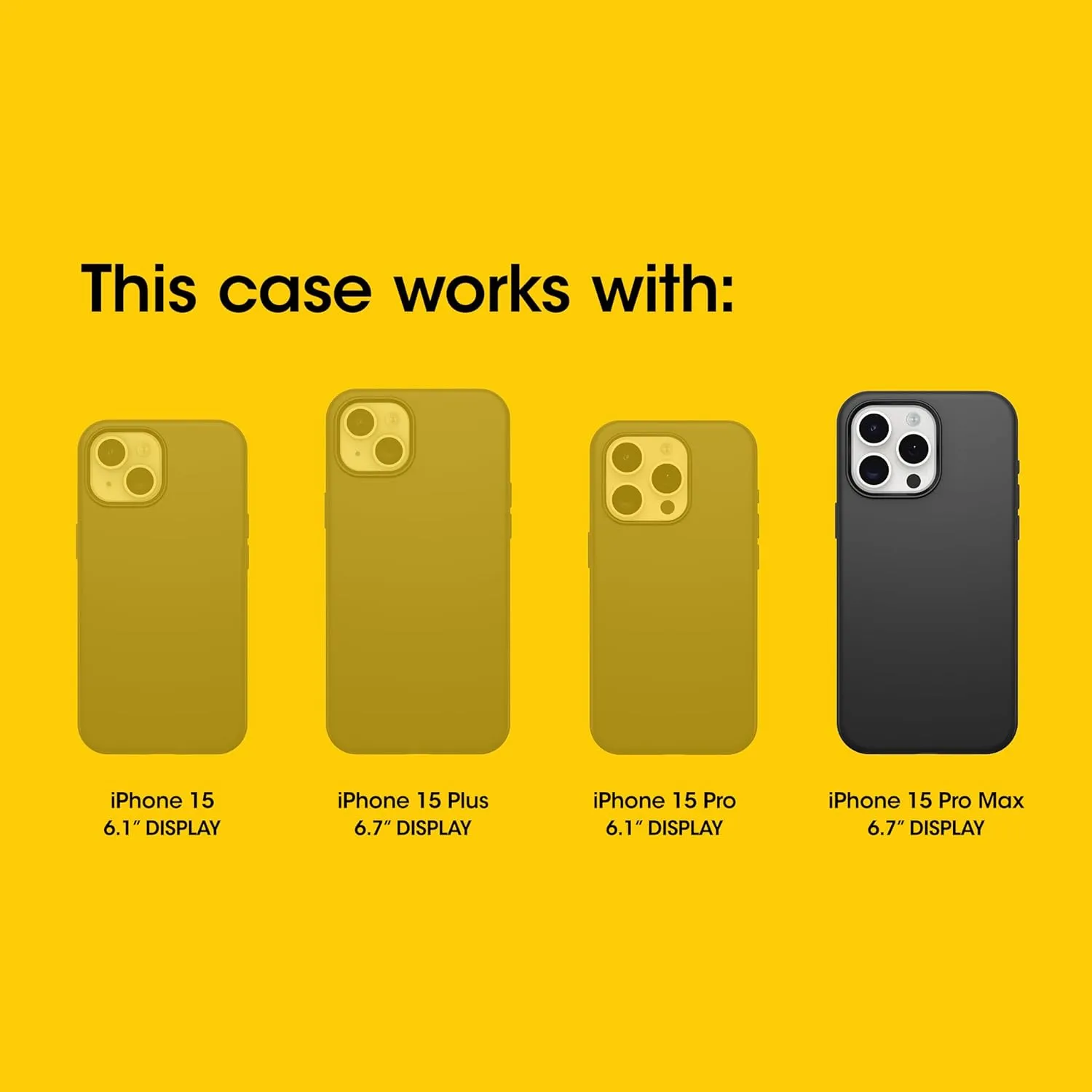 OtterBox iPhone 15 Pro MAX (Only) Premium Glass, Scratch Protection, Flawless Touch Response, Fingerprint Resistant, Easy Installation