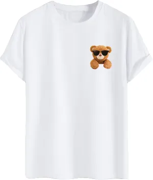 OYOANGLE Men's Summer Graphic Short Sleeve Crewneck T-Shirt Tee Shirts