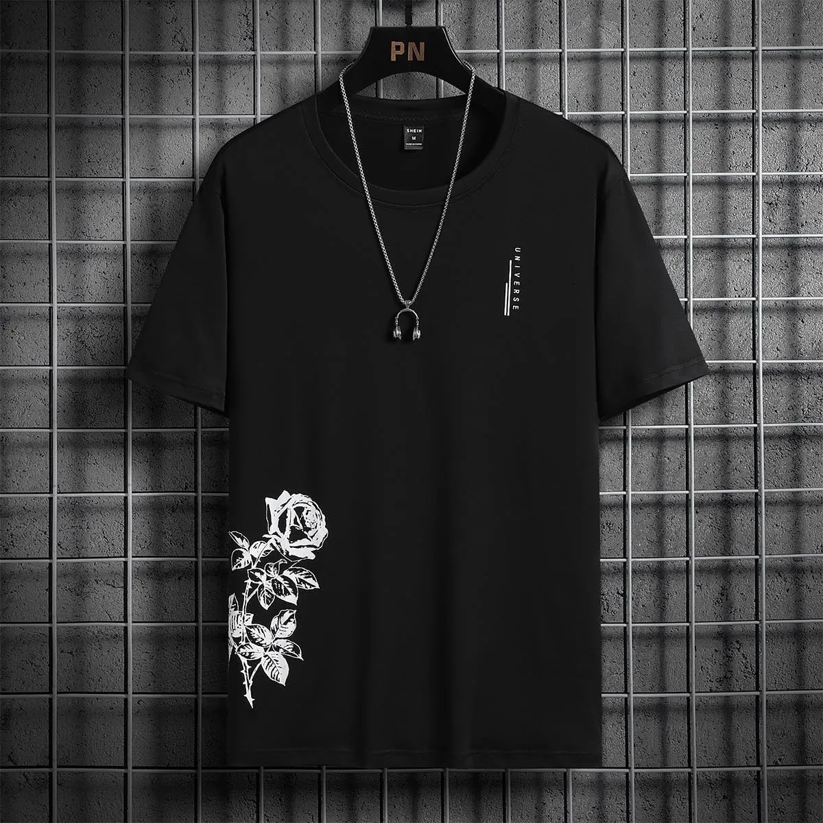 OYOANGLE Men's Summer Graphic Short Sleeve Crewneck T-Shirt Tee Shirts