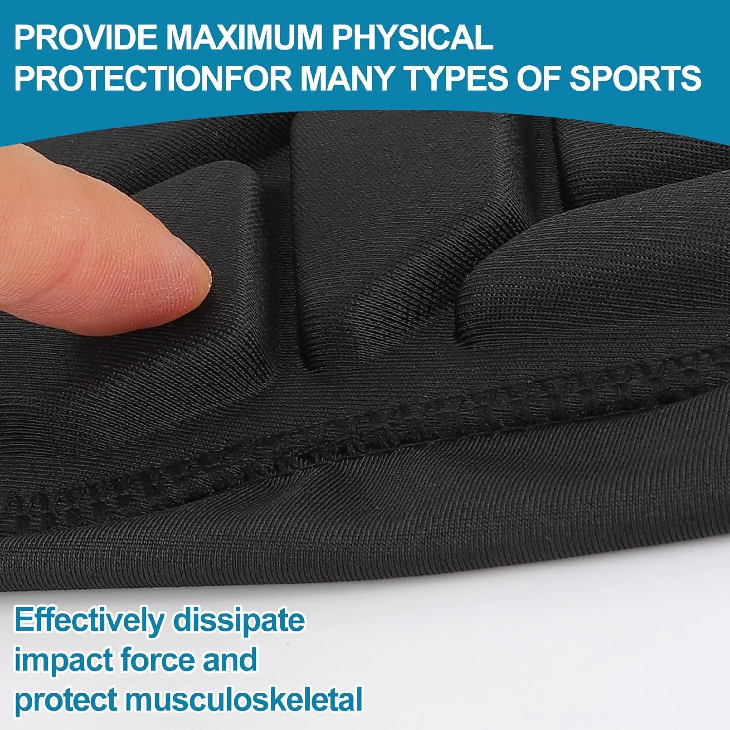Padded Arm Sleeves Elbow Forearm Crashproof Pads Protection for Football Basketball Volleyball Soccer 2 Pack