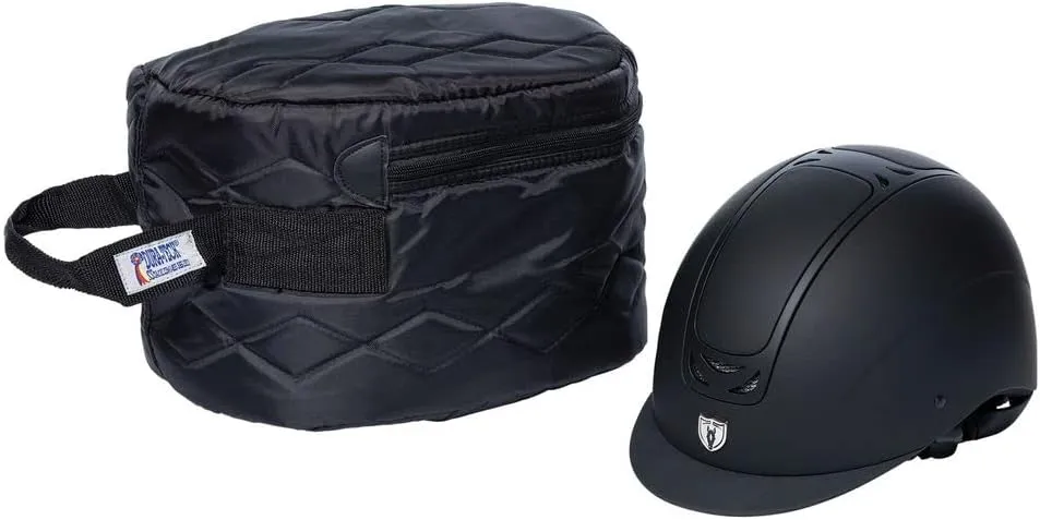 Padded Horse Riding Helmet Bag | Durable & Soft Nylon Outer | Quilted & Lined for Optimal Protection | Perfect for Awards | Suitable for Embroidery or Screen Printing