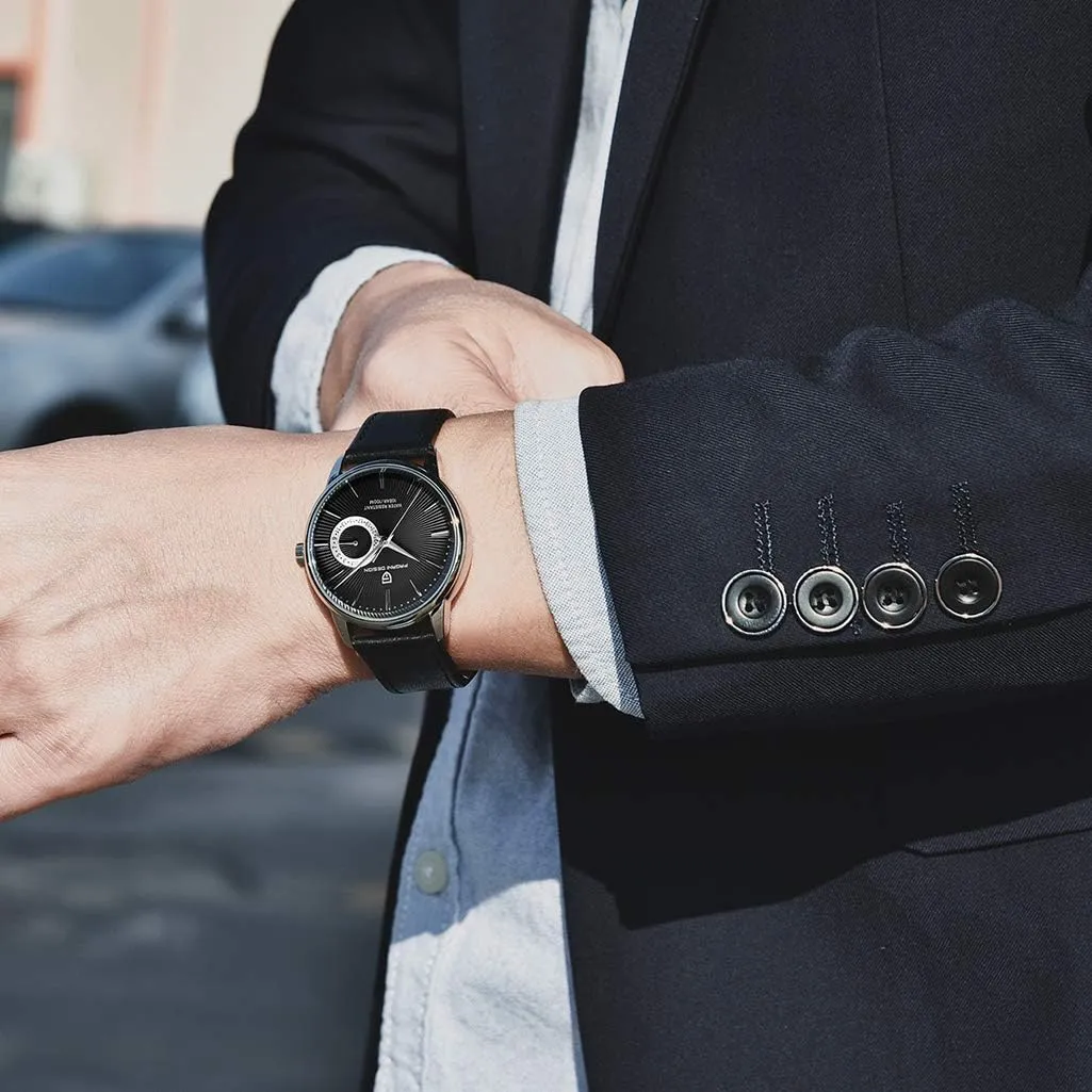 PAGANI DESIGN Men’s Watches Casual Leather Quartz Wrist Watch for Men Waterproof Business Dress Unique Watches Japanese Movement