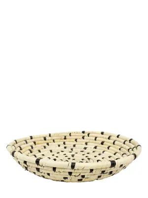 PALM DOT Bread basket S, nat/grey