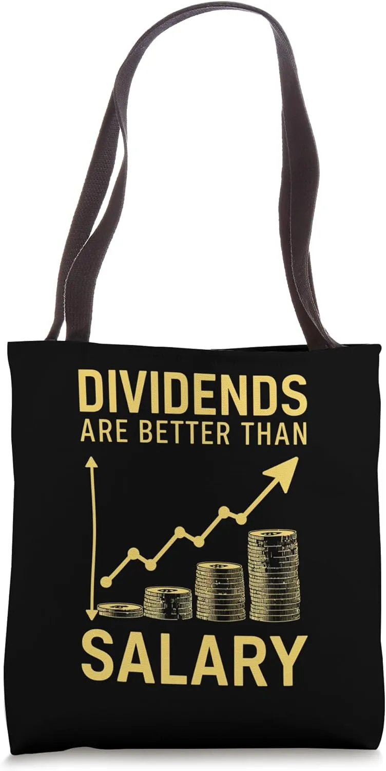 Passive Income Beats Salary Quote Design Tote Bag