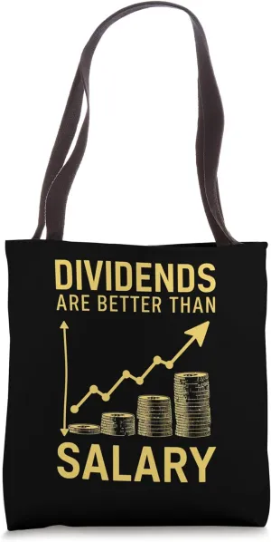 Passive Income Beats Salary Quote Design Tote Bag