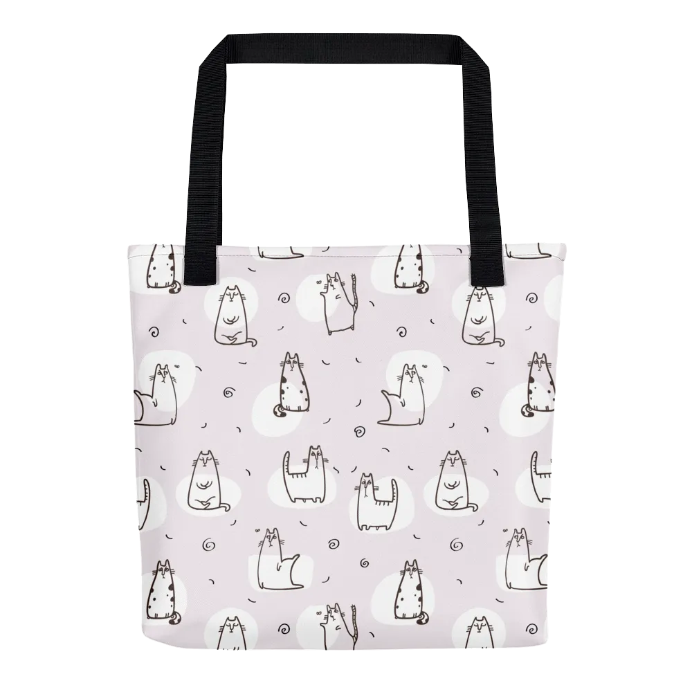 Pattern Cat 'Cool Cat Blush' Tote bag