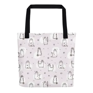 Pattern Cat 'Cool Cat Blush' Tote bag