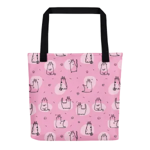Pattern Cat 'Cool Cat Pink' Tote bag