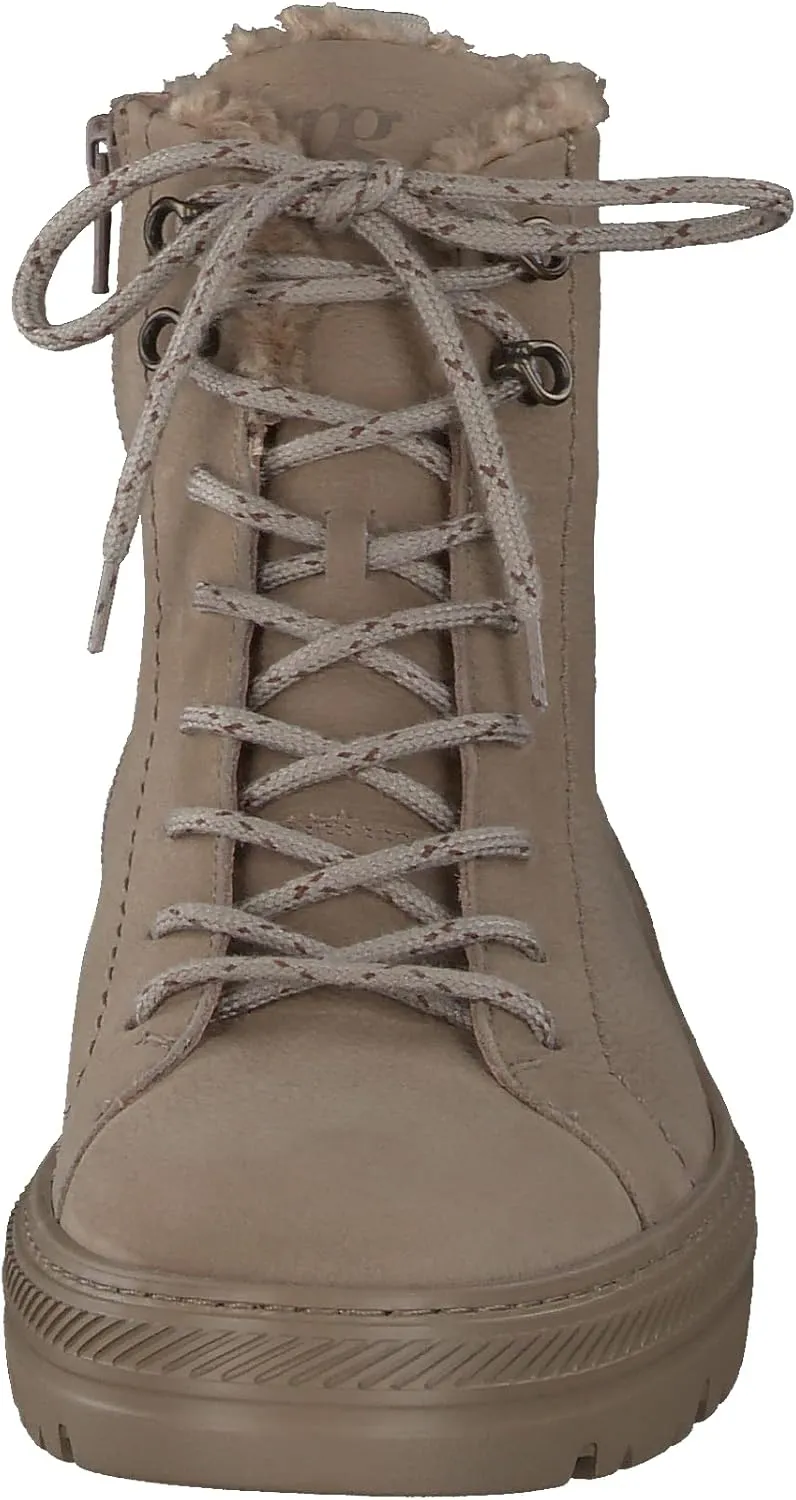 Paul Green Women Ankle Boots, Ladies Lace-up Ankle Boot,Warm Lined