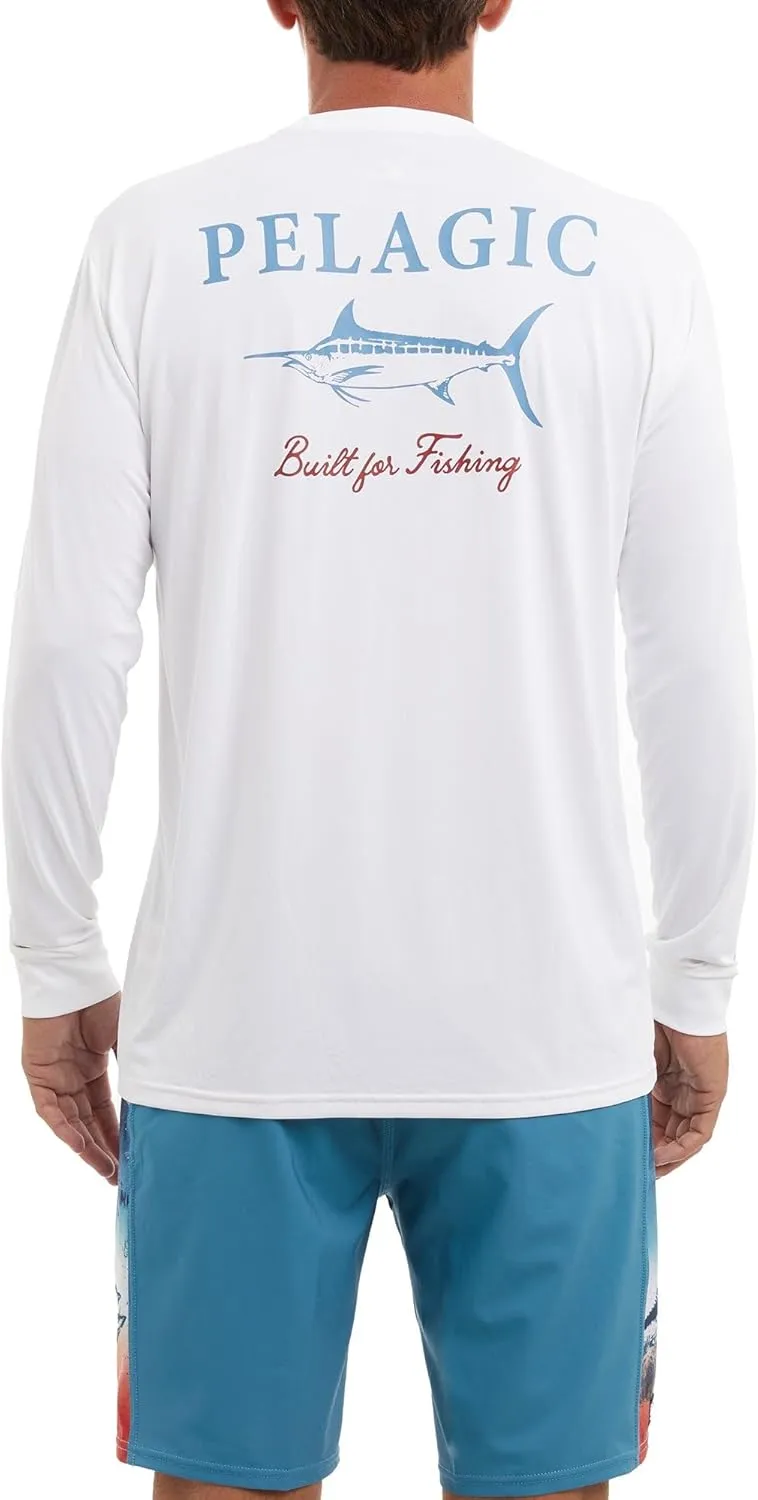 PELAGIC Apparel Men's Aquatek Marlin Made Fishing Shirt