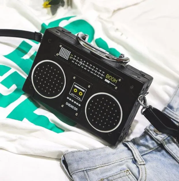 Personality Sequin Radio Style Crossbody Bags