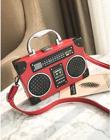 Personality Sequin Radio Style Crossbody Bags