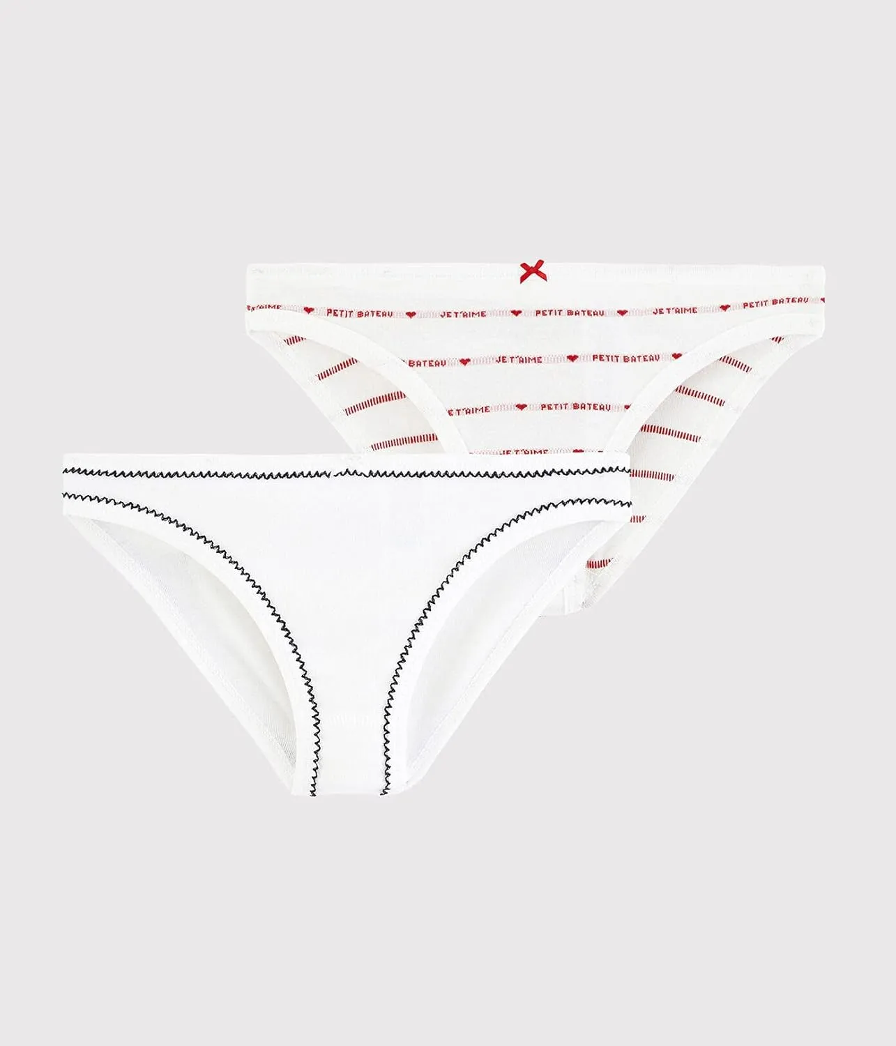 Petit Bateau WOMENS 2 PACK GIFT BOXED PANTIES STYLE A00LU SIZES XX-SMALL-LARGE