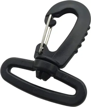 Plastic Lobster Clasp Strap Swivel Rotary Buckle Hook for Travel Sport Bag Backpack,Pack 20 (5/8 INCH)